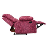 Ferrara Fabric Recliner 1 Seater - Maroon