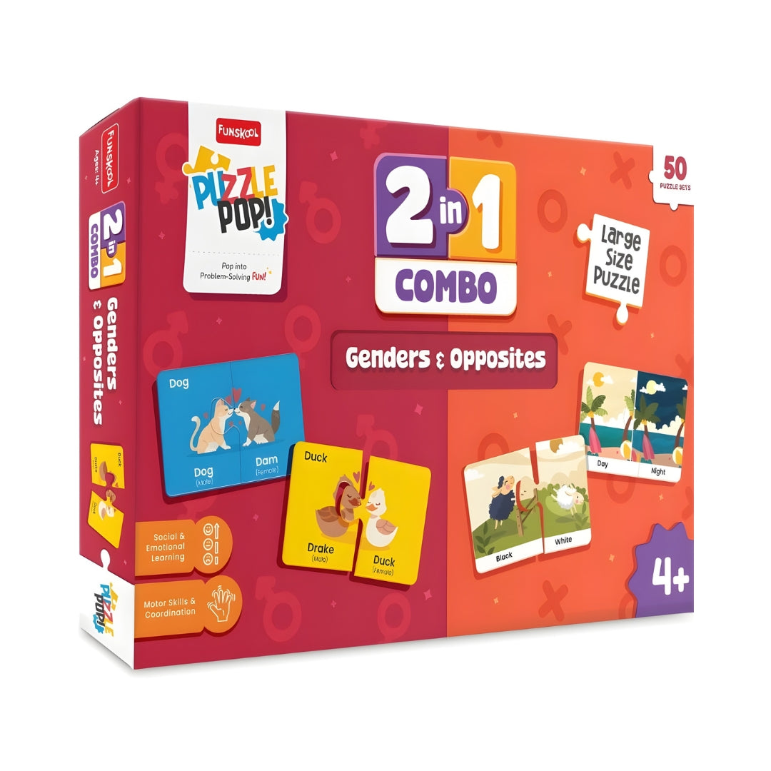 Funskool 2 In 1 Combo Genders and Opposites-2