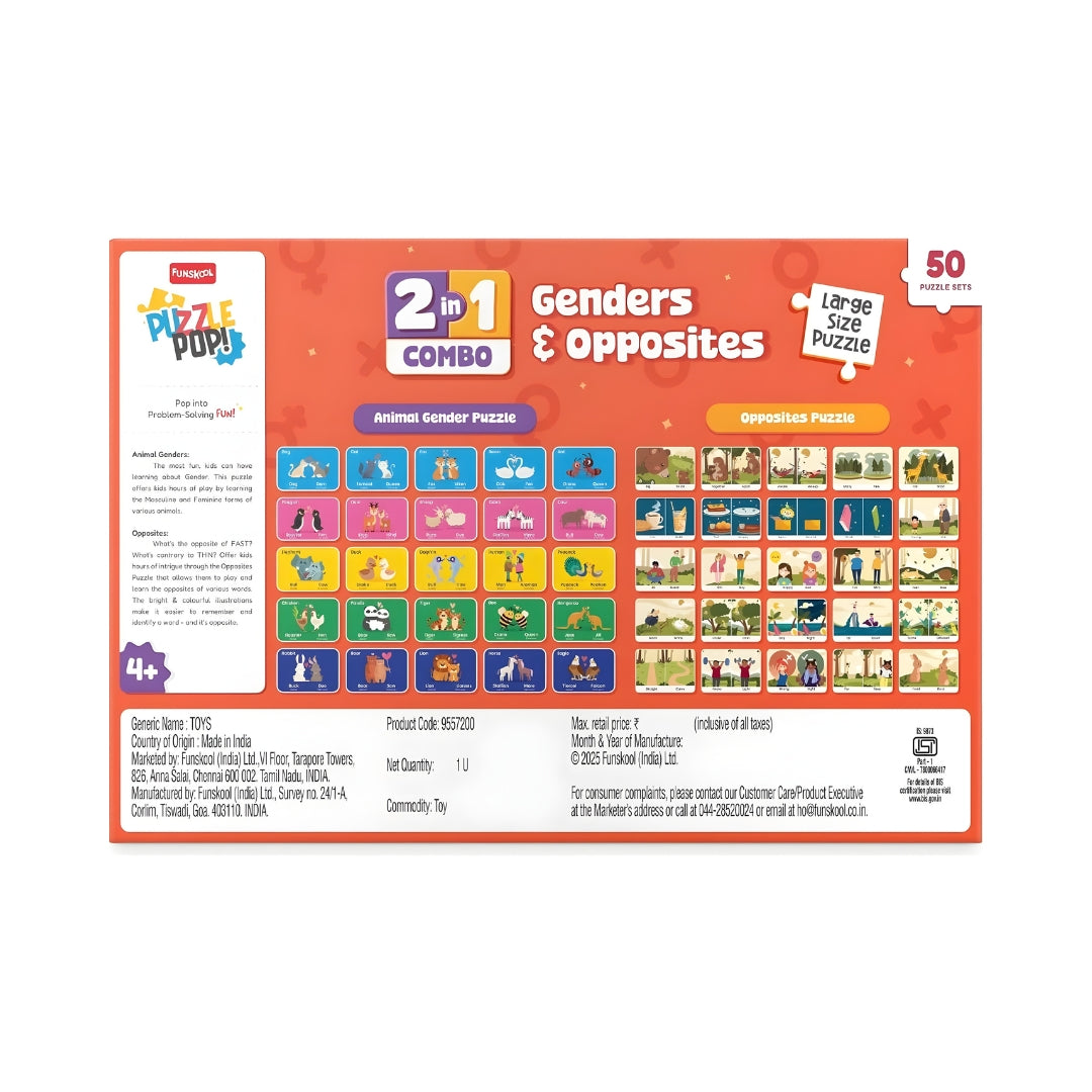 Funskool 2 In 1 Combo Genders and Opposites-3