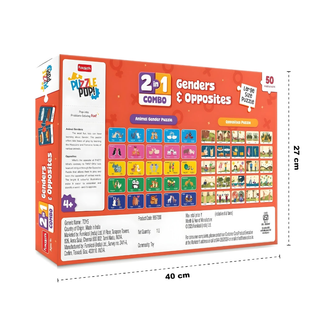 Funskool 2 In 1 Combo Genders and Opposites-4