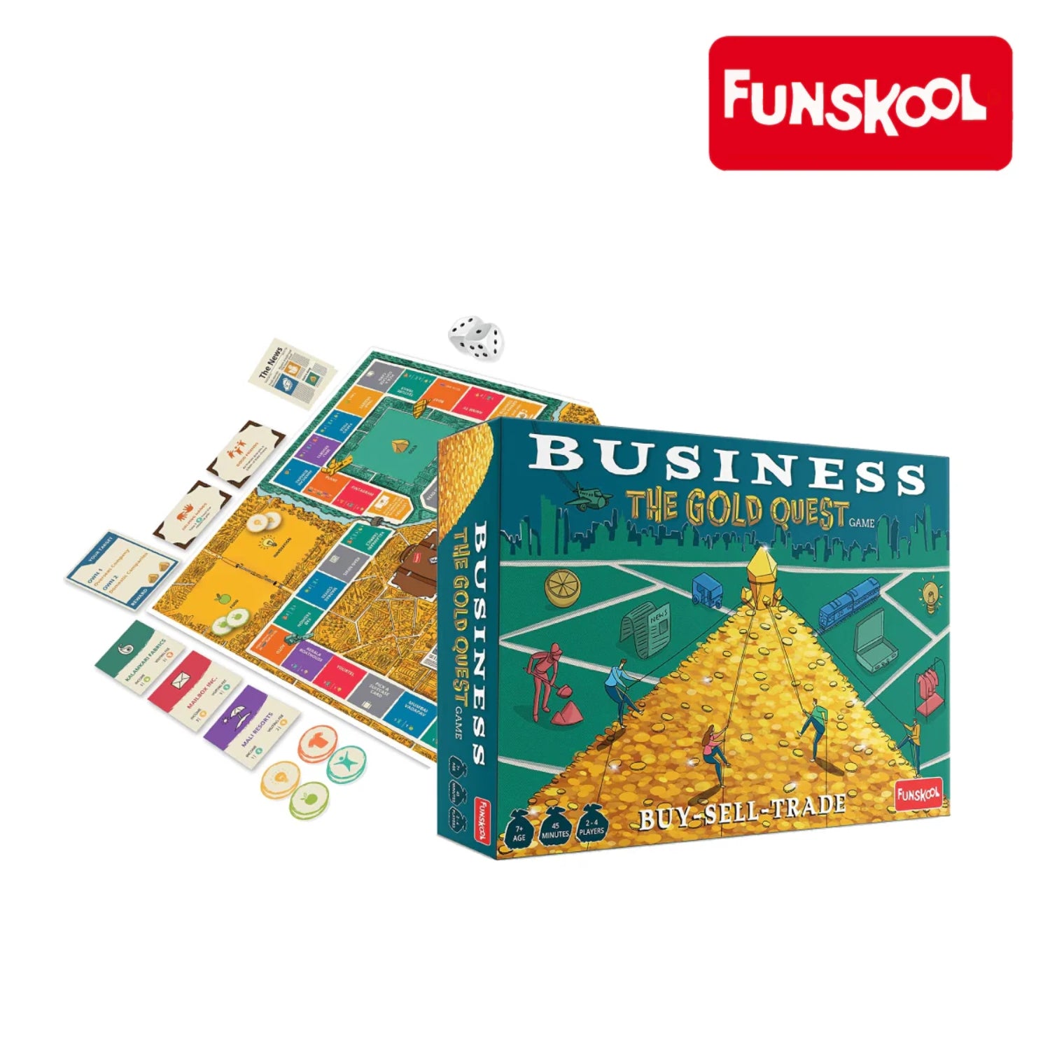 Funskool Business The Gold Quest Game_7