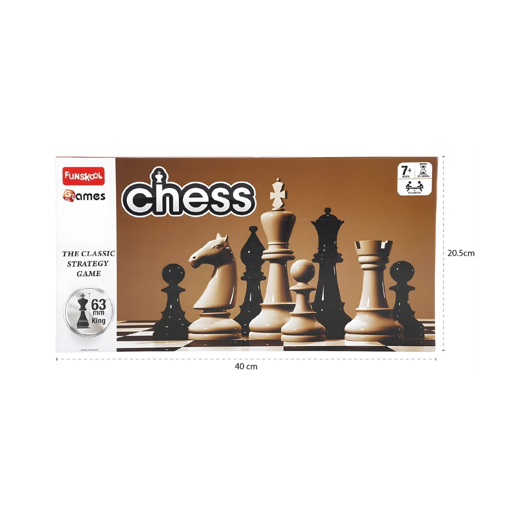 Funskool Chess The Classic Strategy Game - Black and White_4