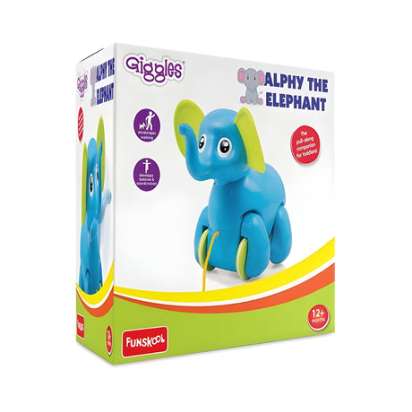 Funskool Giggles Alphy The Elephant - Blue_2