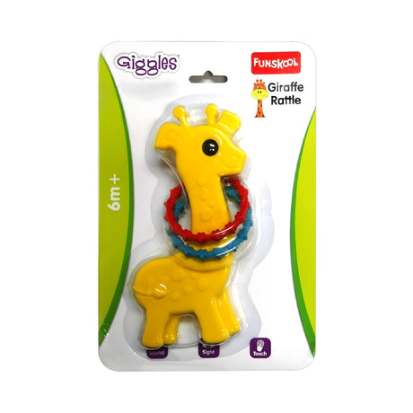 Funskool Giggles Baby Giraffe Rattle - Yellow_2