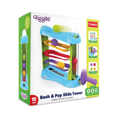 Funskool Giggles Bash and Pop Slide Tower_02