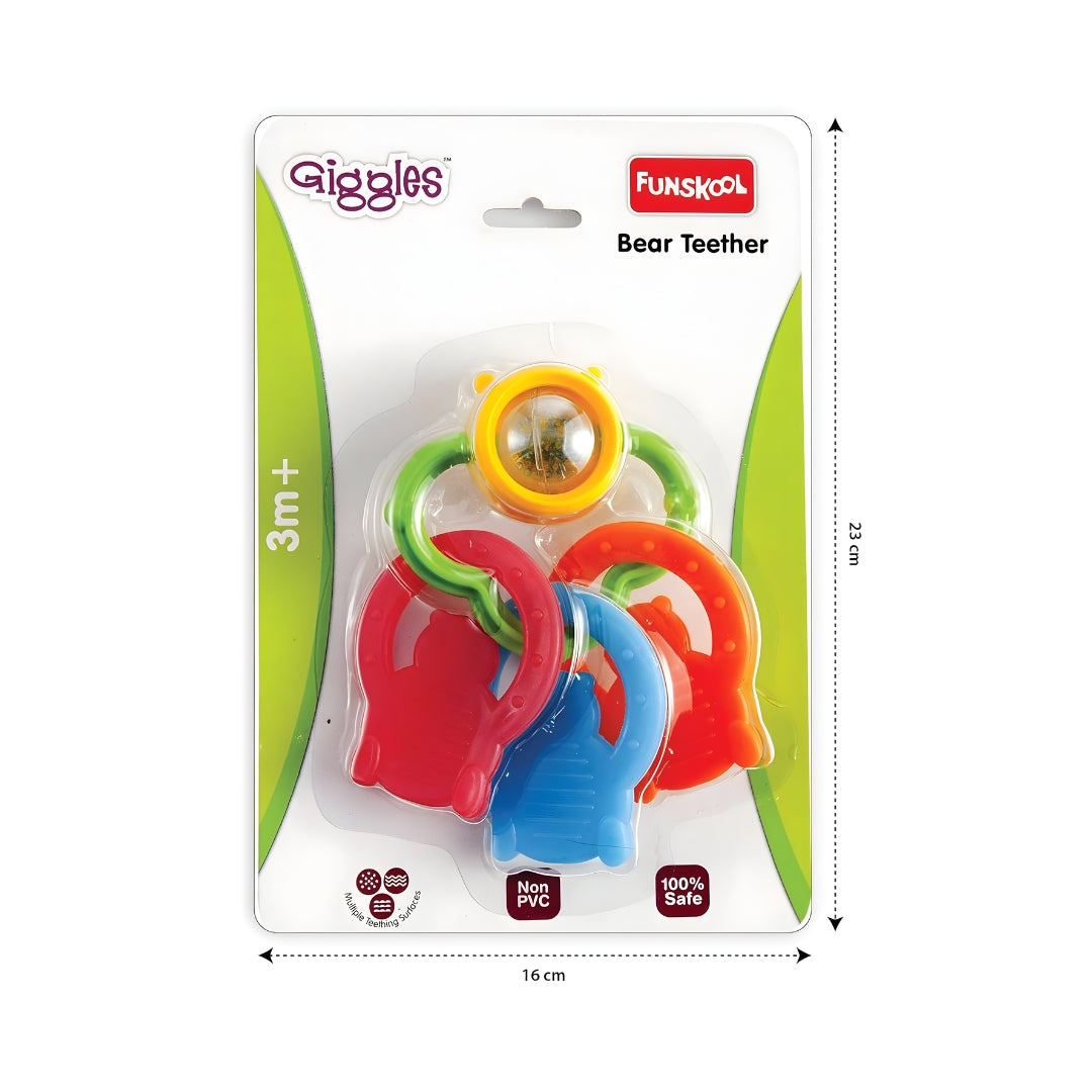 Funskool Giggles Bear Teether_3