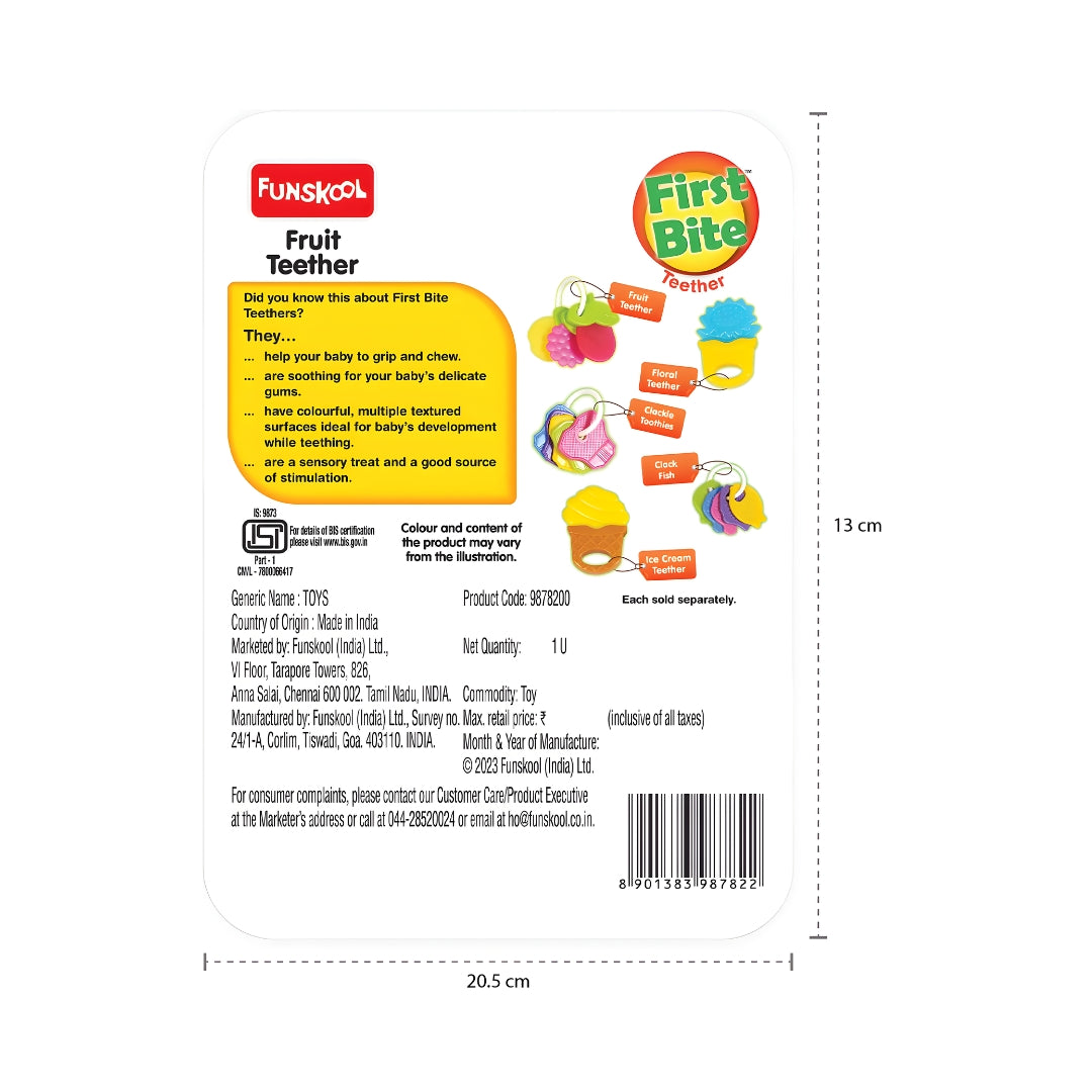 Funskool Giggles Fruit Teether_3