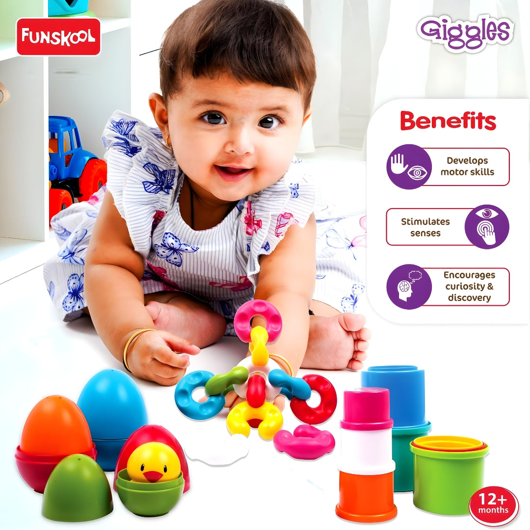 Funskool Giggles Link Stack N Nest Toy Set_015
