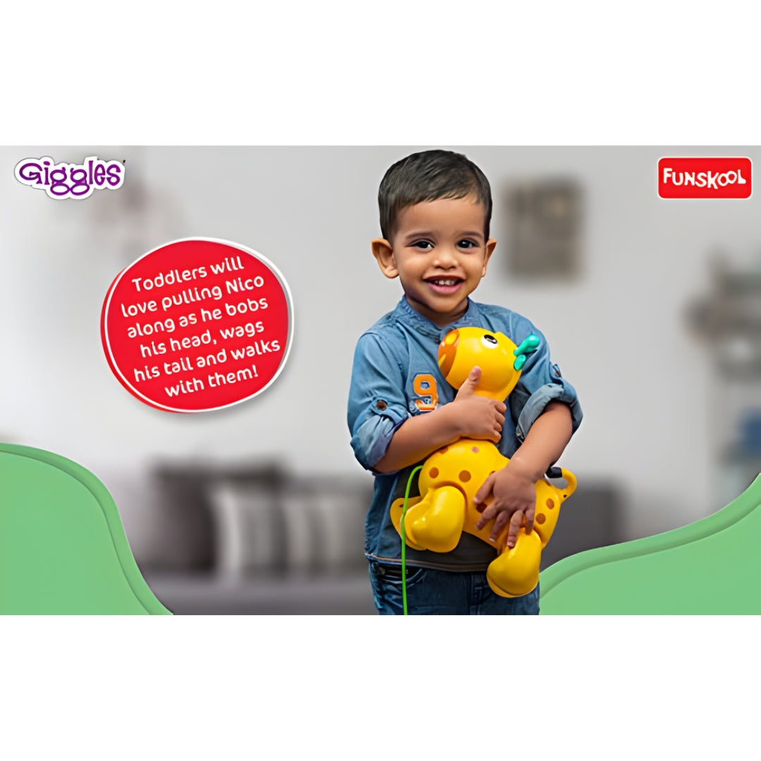 Funskool Giggles Nico The Giraffe - Yellow_12