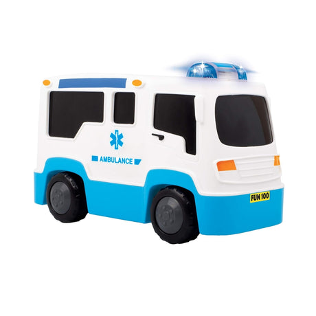 Funskool Giggles Rescue Ambulance - White and Blue_1