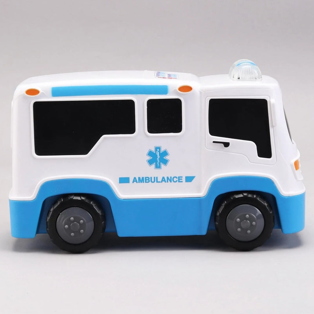 Funskool Giggles Rescue Ambulance - White and Blue_7