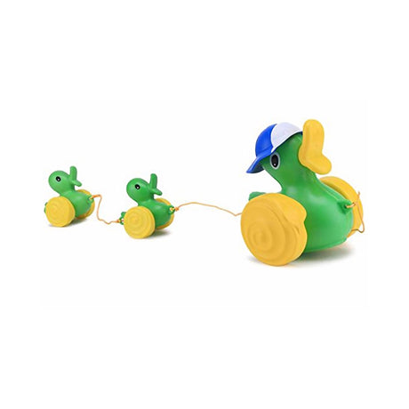 Funskool Giggles Wiggler Duck - Green and Yellow_1