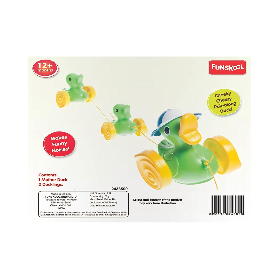 Funskool Giggles Wiggler Duck - Green and Yellow_3
