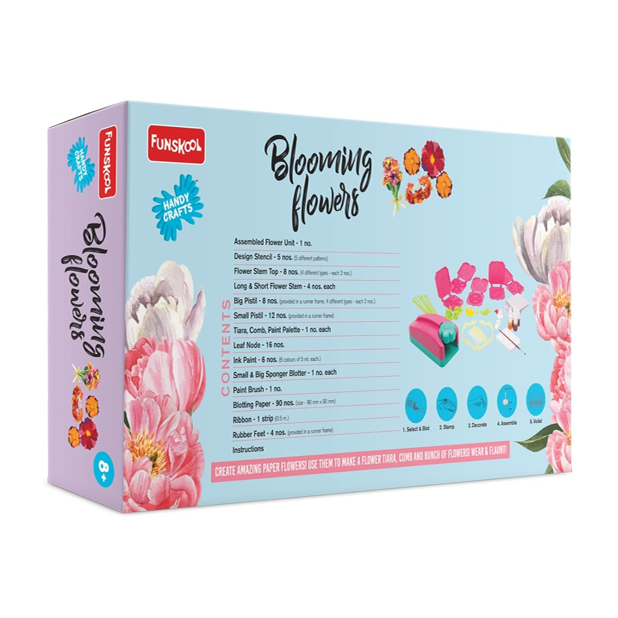 Funskool Handycrafts Blooming Flowers_4