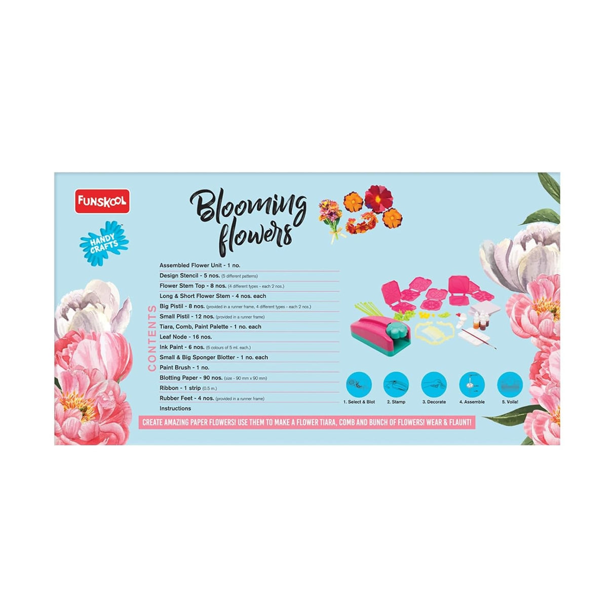 Funskool Handycrafts Blooming Flowers_5