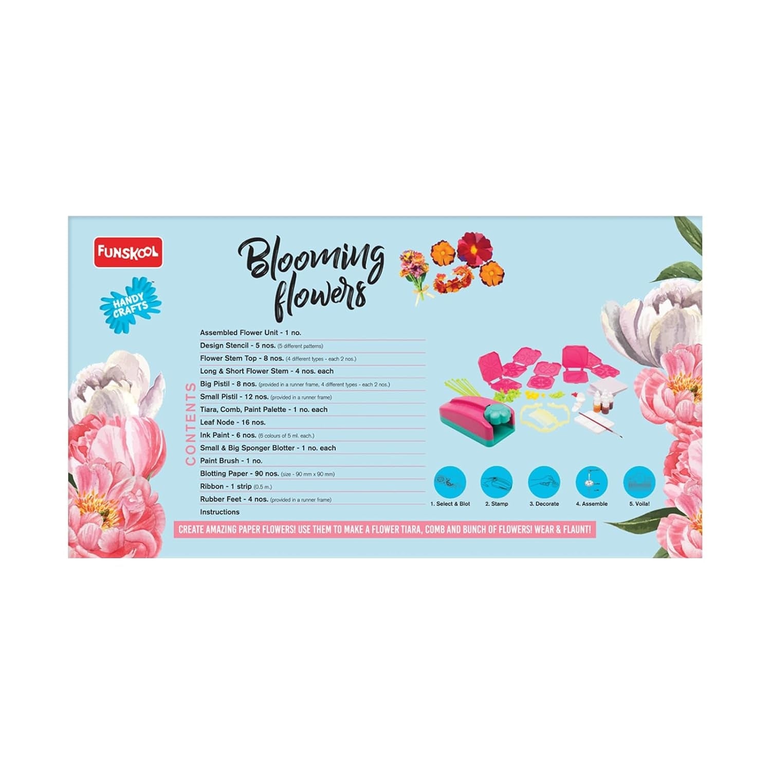 Funskool Handycrafts Blooming Flowers_5