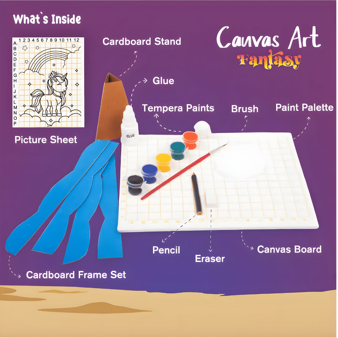 Funskool Handycrafts Canvas Art Fantasy_6