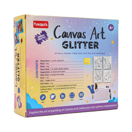 Funskool Handycrafts Canvas Art Glitter-2