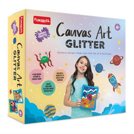 Funskool Handycrafts Canvas Art Glitter_1