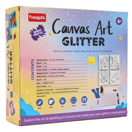 Funskool Handycrafts Canvas Art Glitter_2