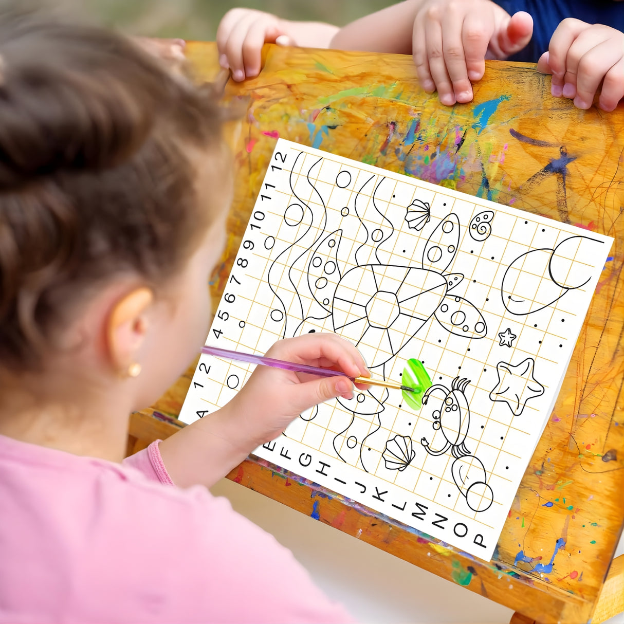 Funskool Handycrafts Canvas Art Glitter_5