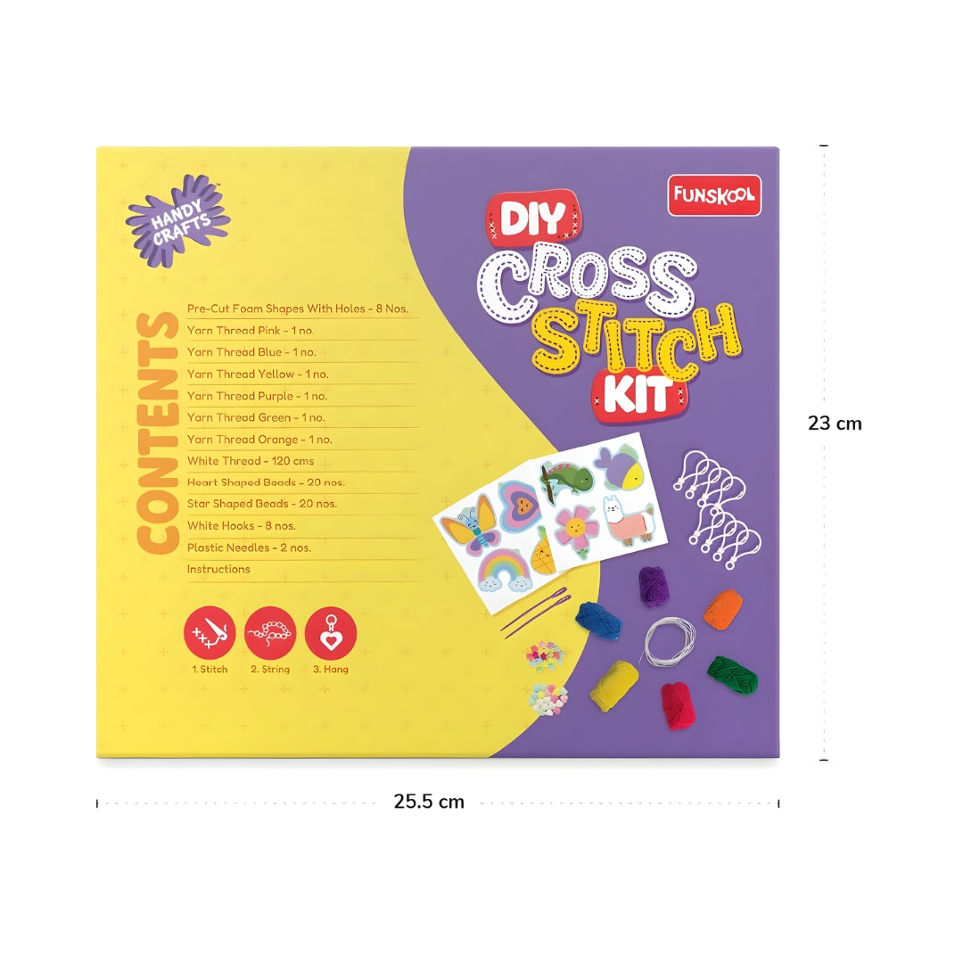 Funskool Handycrafts Diy Cross Stitch Kit_2
