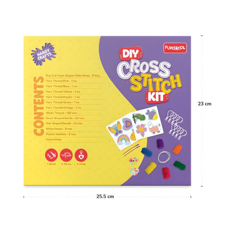 Funskool Handycrafts Diy Cross Stitch Kit_2