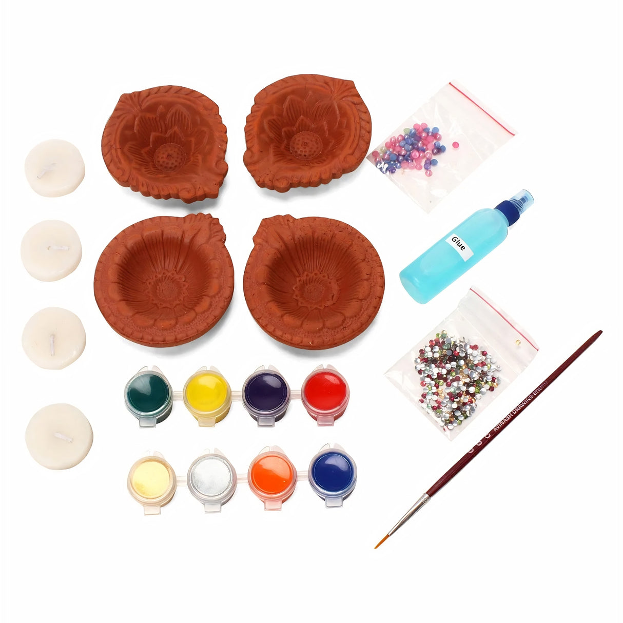 Funskool Handycrafts Diya Decor Kit_1