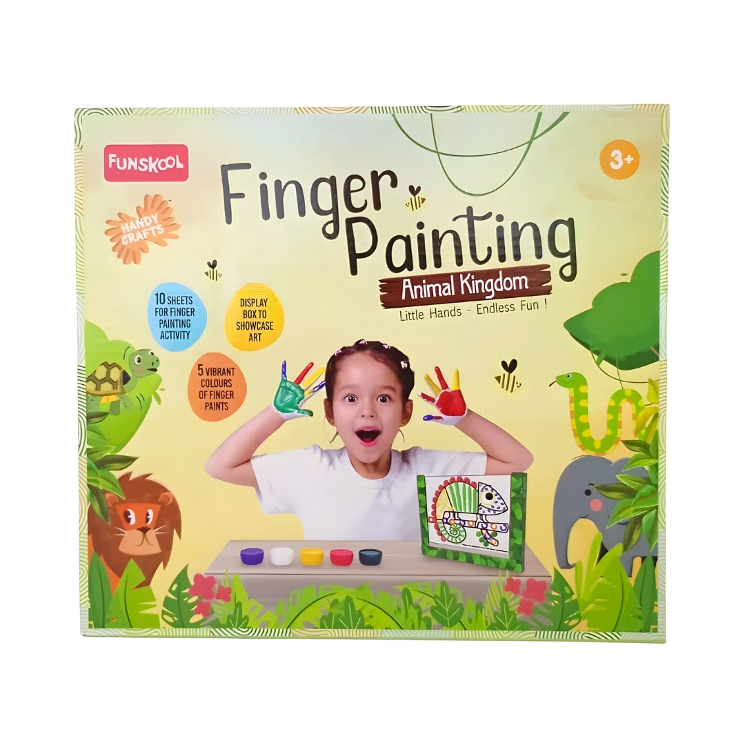 Funskool Handycrafts Finger Painting Animal Kingdom_3