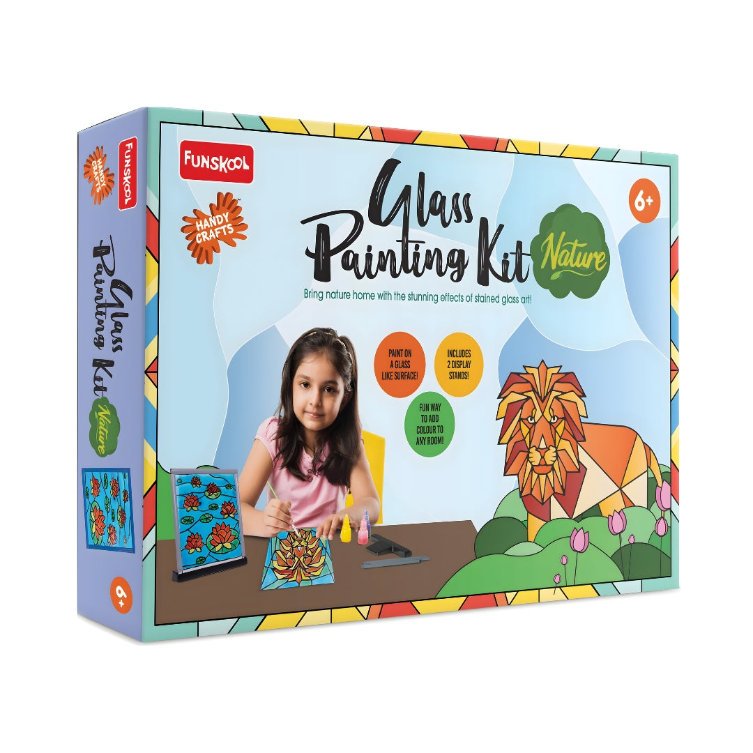 Funskool Handycrafts Glass Painting Kit Nature_2