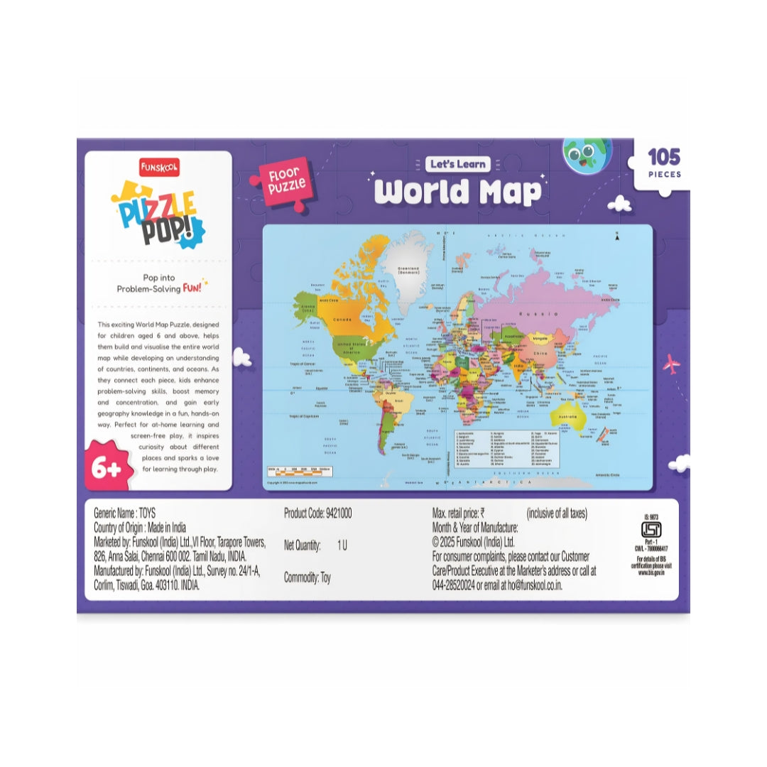Funskool Let’s Learn World Map Puzzle_04