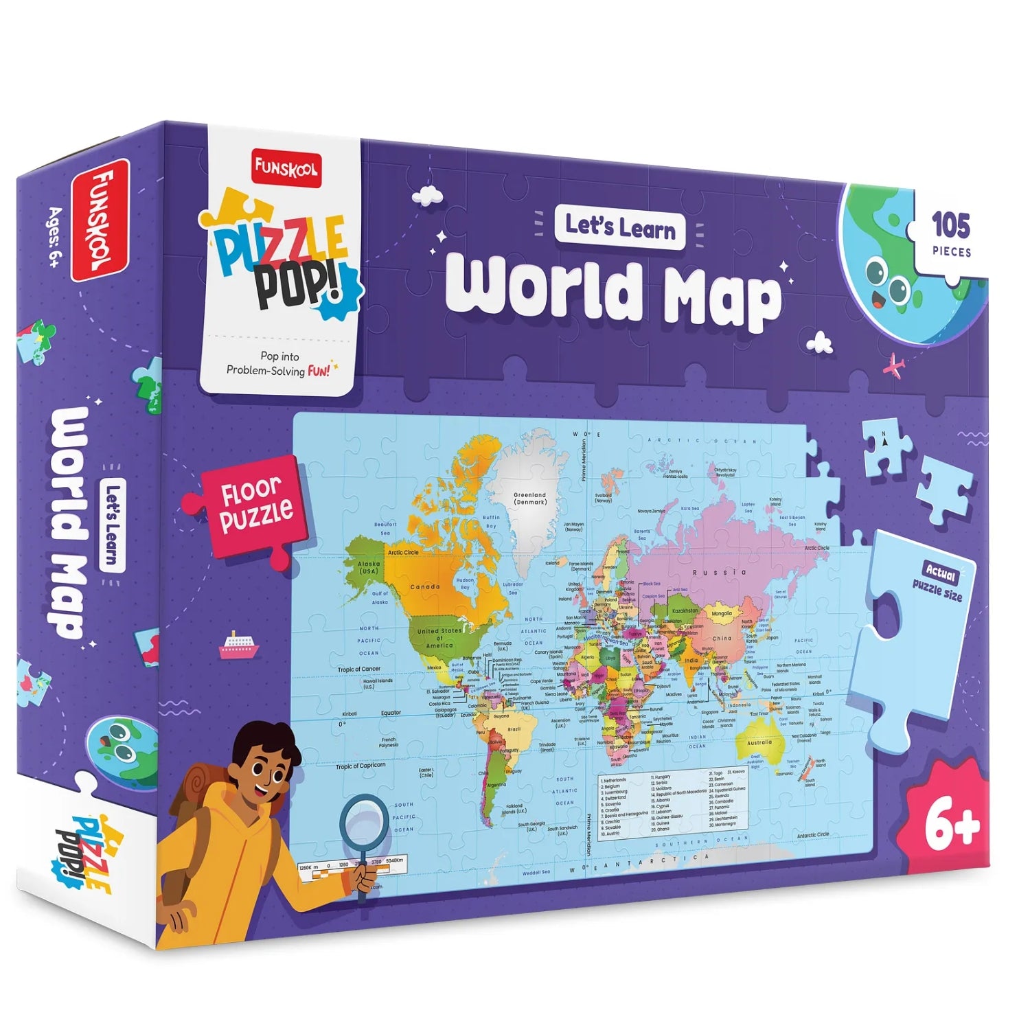 Funskool Let’s Learn World Map Puzzle_3