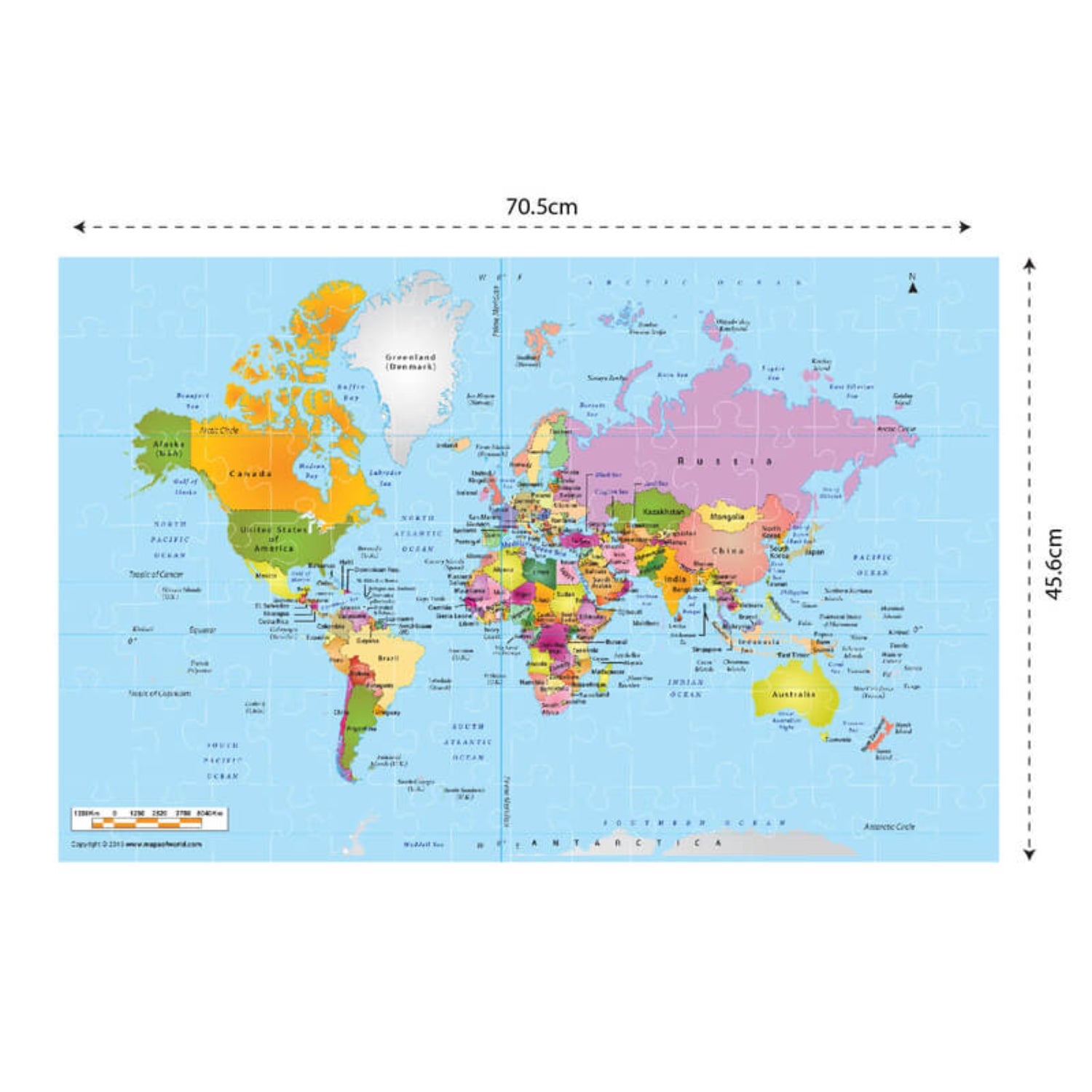 Funskool Let’s Learn World Map Puzzle_5