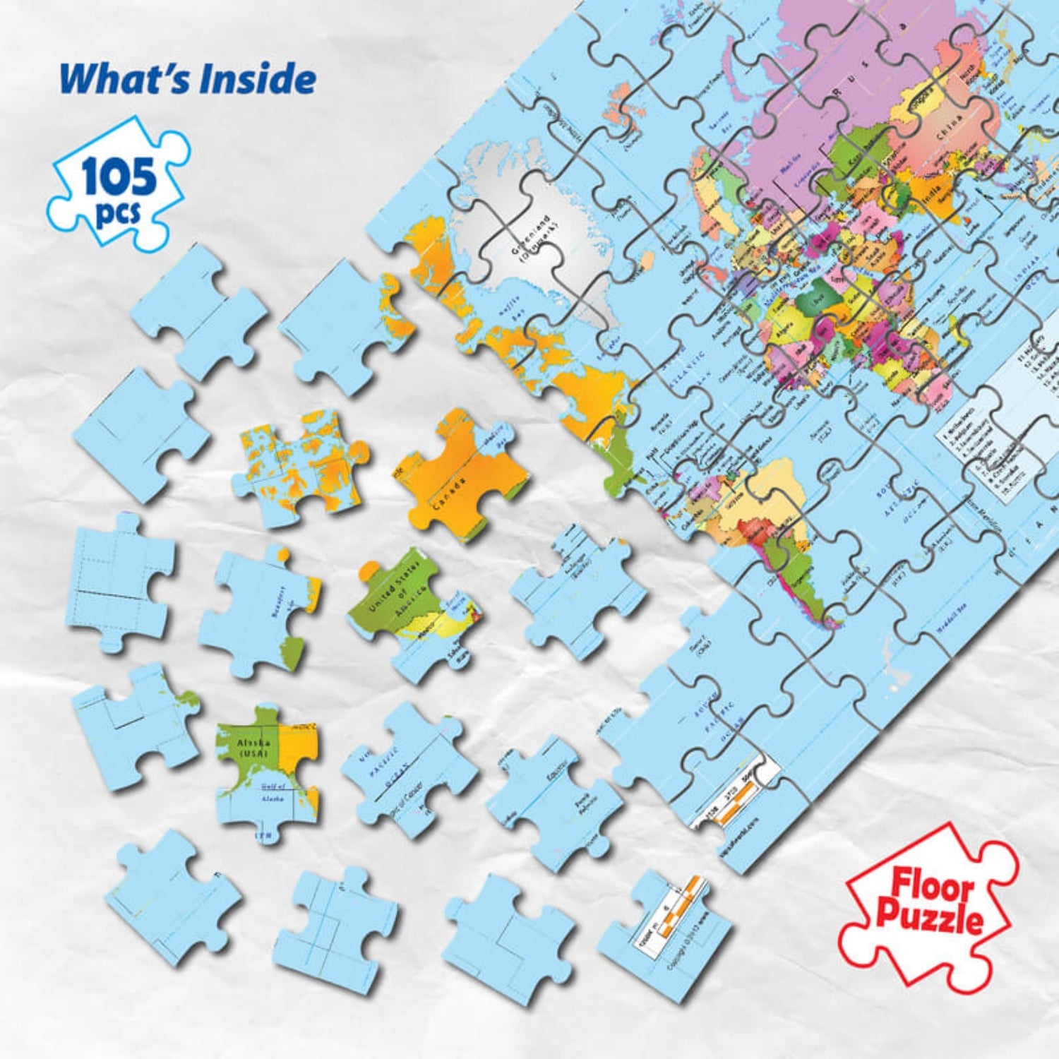 Funskool Let’s Learn World Map Puzzle_6