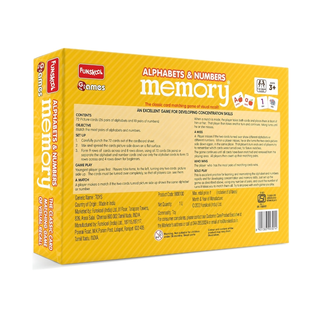 Funskool Ravensburger Alphabets and Numbers Memory_3