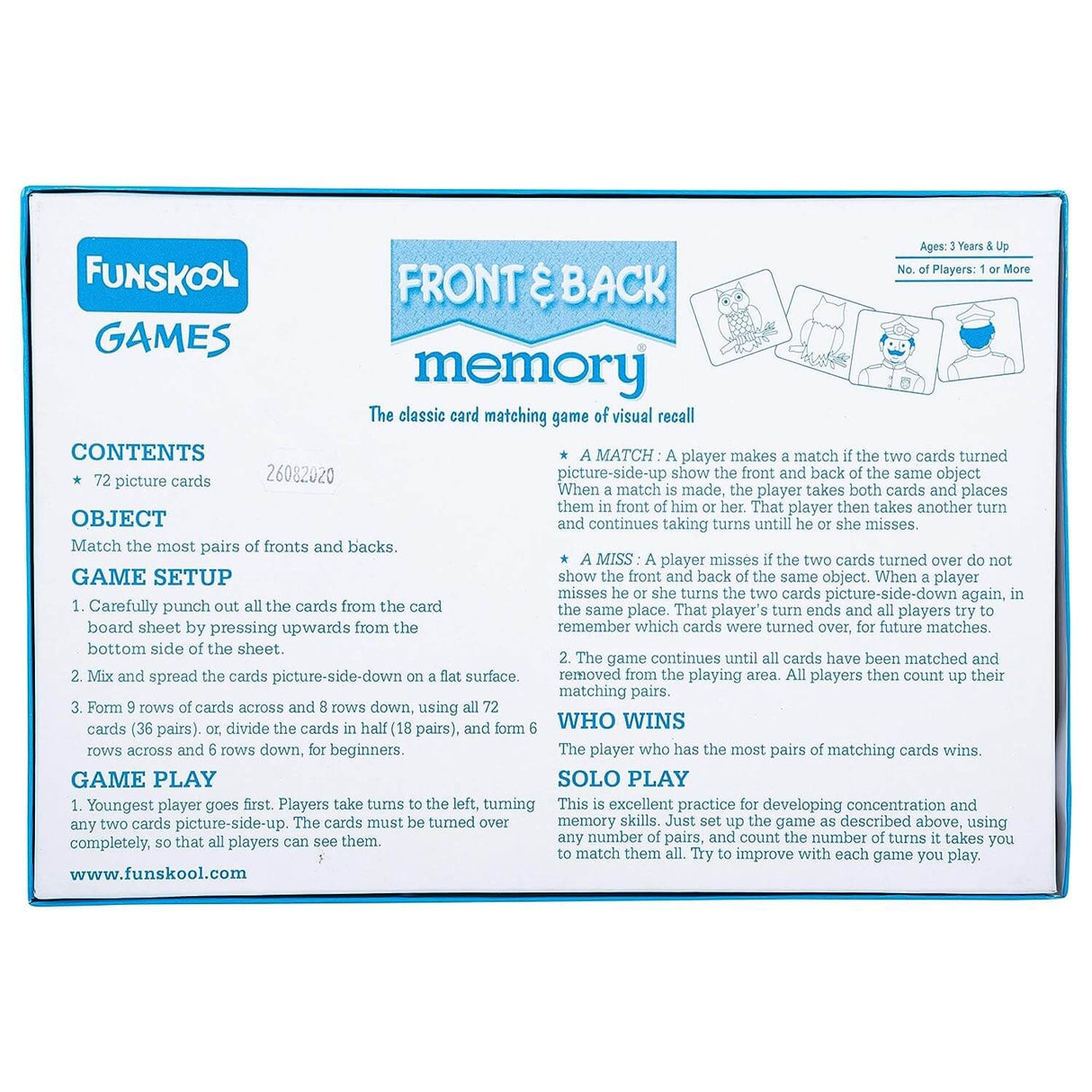 Funskool Ravensburger Memory Front and Back_4