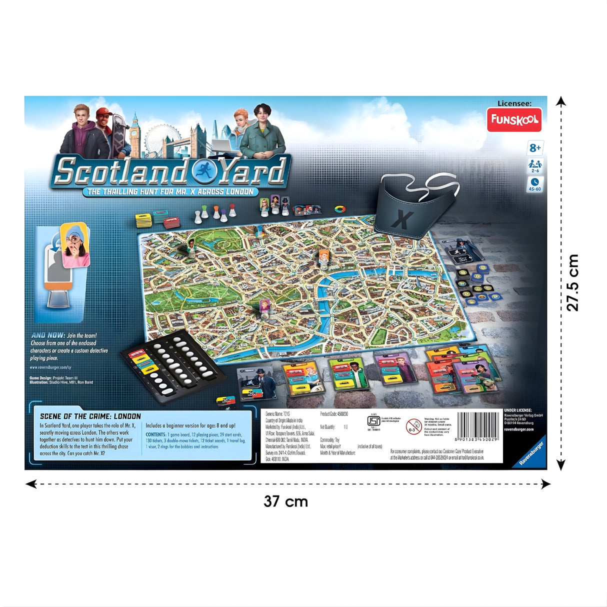 Funskool Scotland Yard Deluxe Ravensburger Game_3