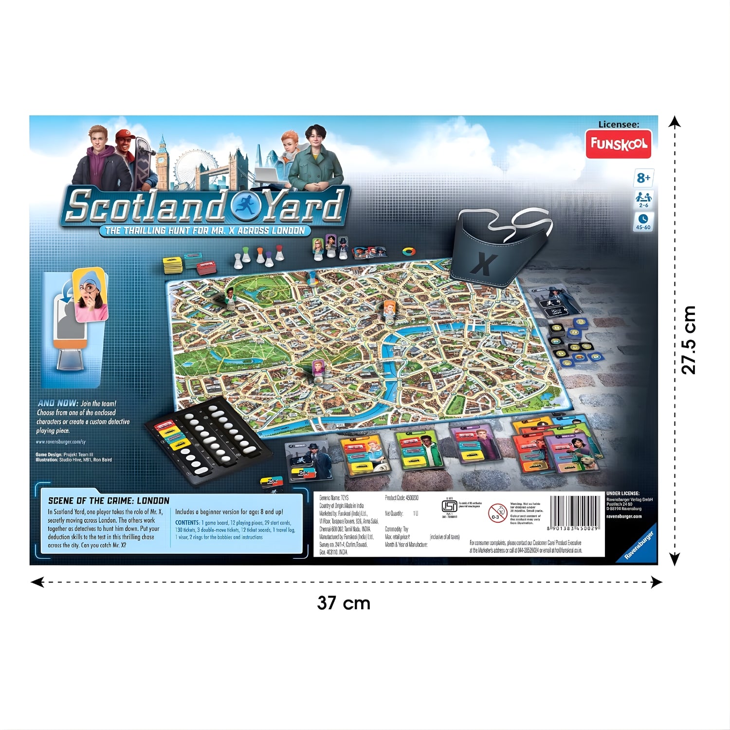 Funskool Scotland Yard Deluxe Ravensburger Game_3