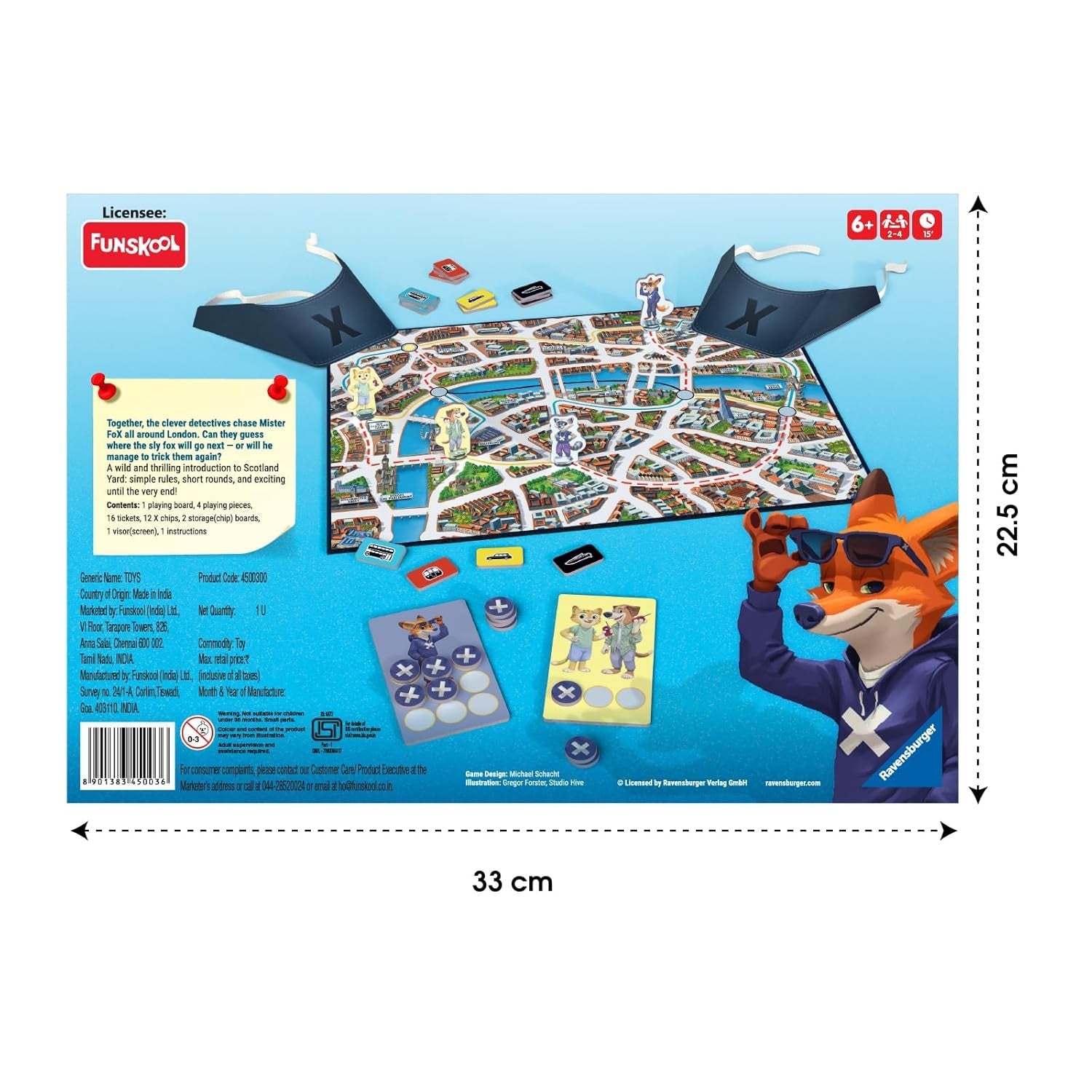 Funskool Scotland Yard Junior Ravensburger Game_5