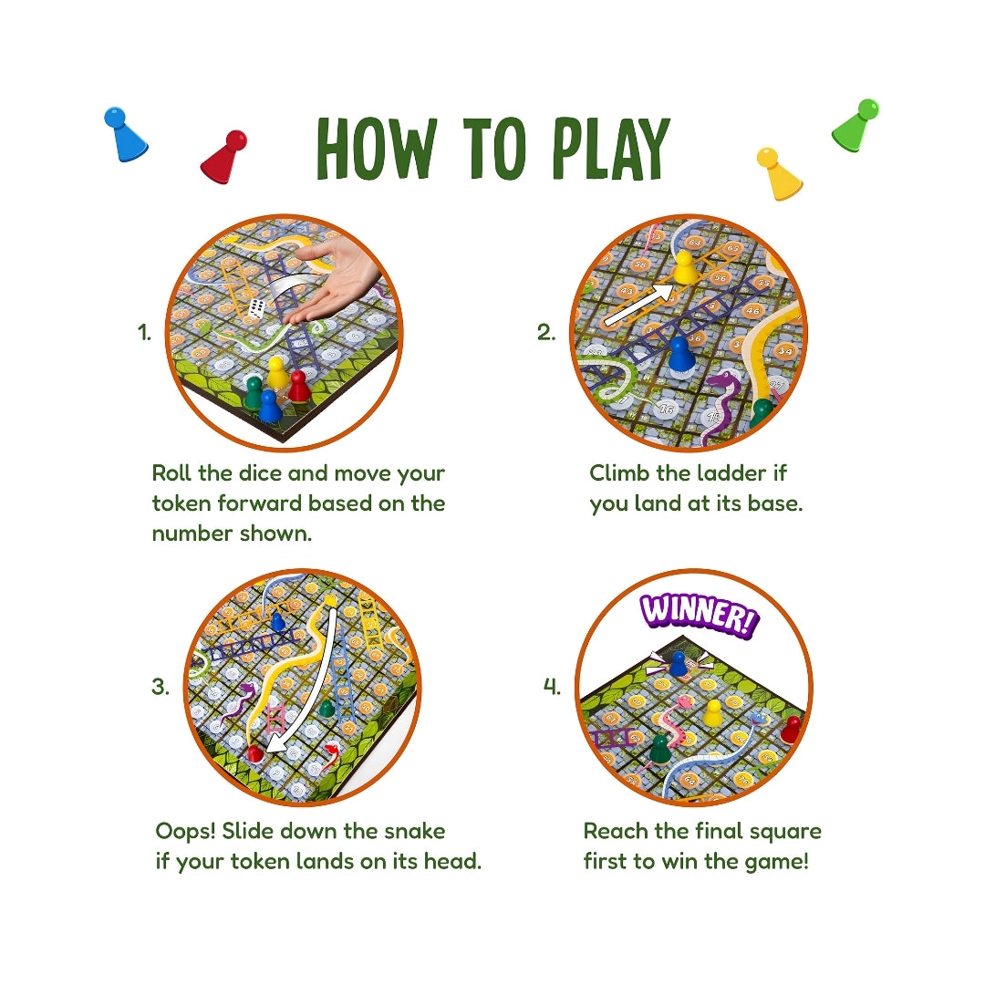 Funskool Snakes and Ladder Games_010