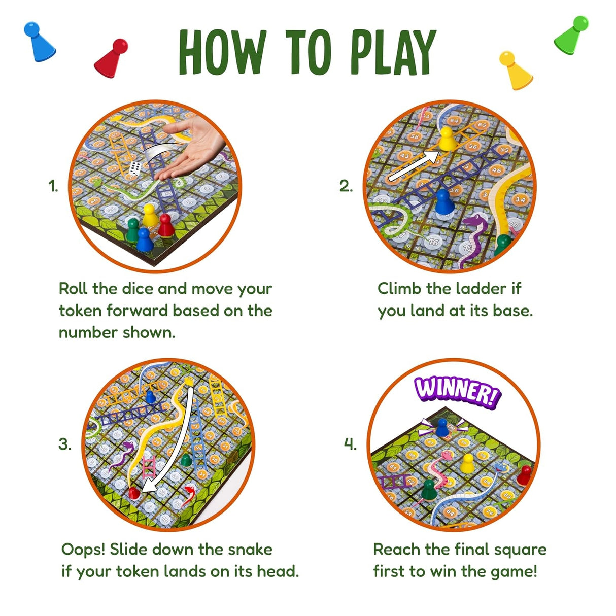 Funskool Snakes and Ladder Games_10