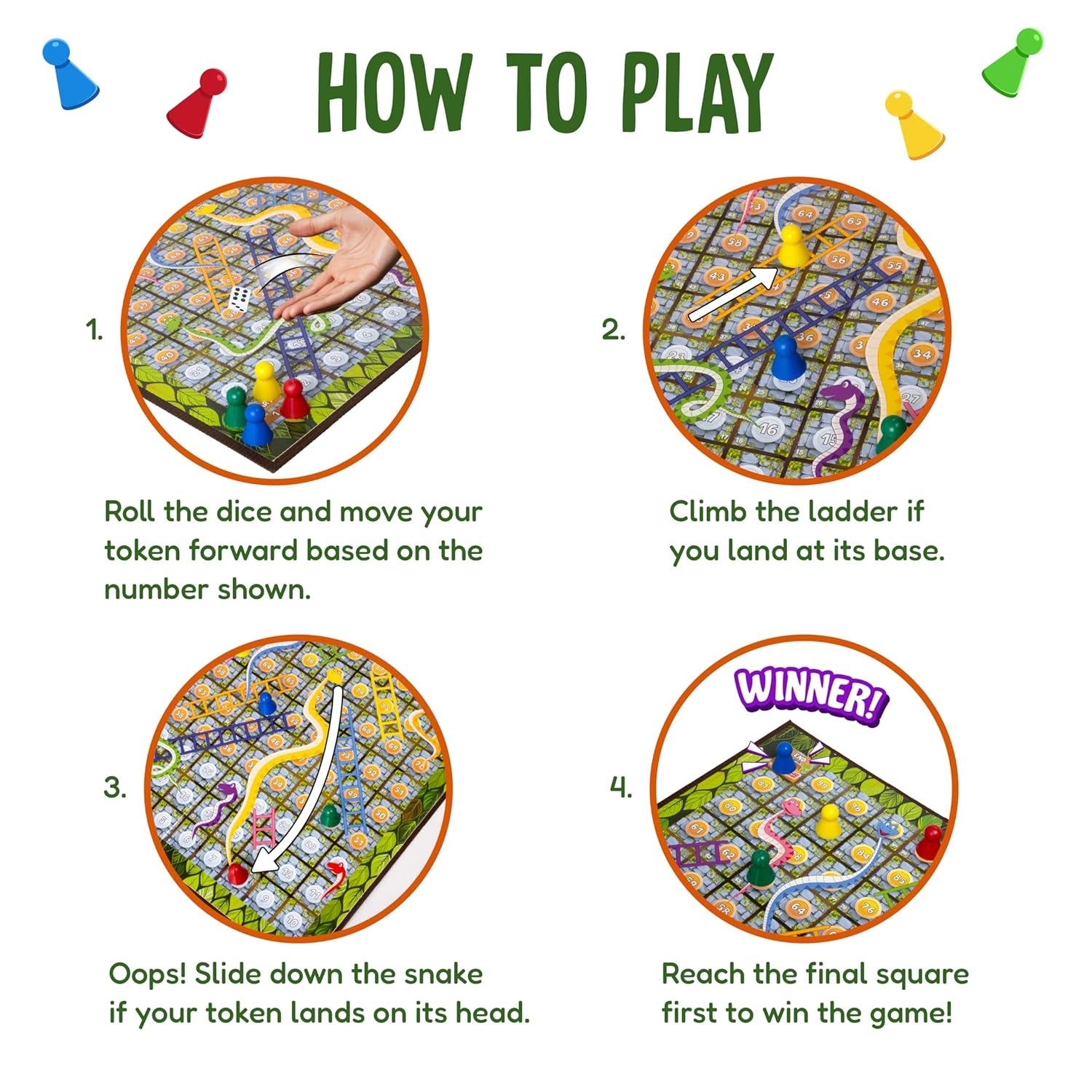 Funskool Snakes and Ladder Games_10