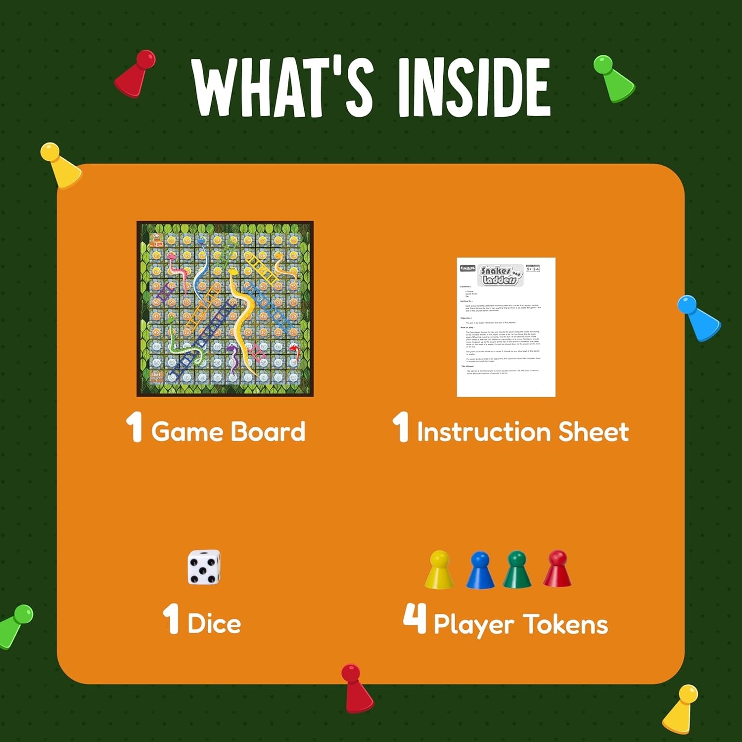 Funskool Snakes and Ladder Games_9