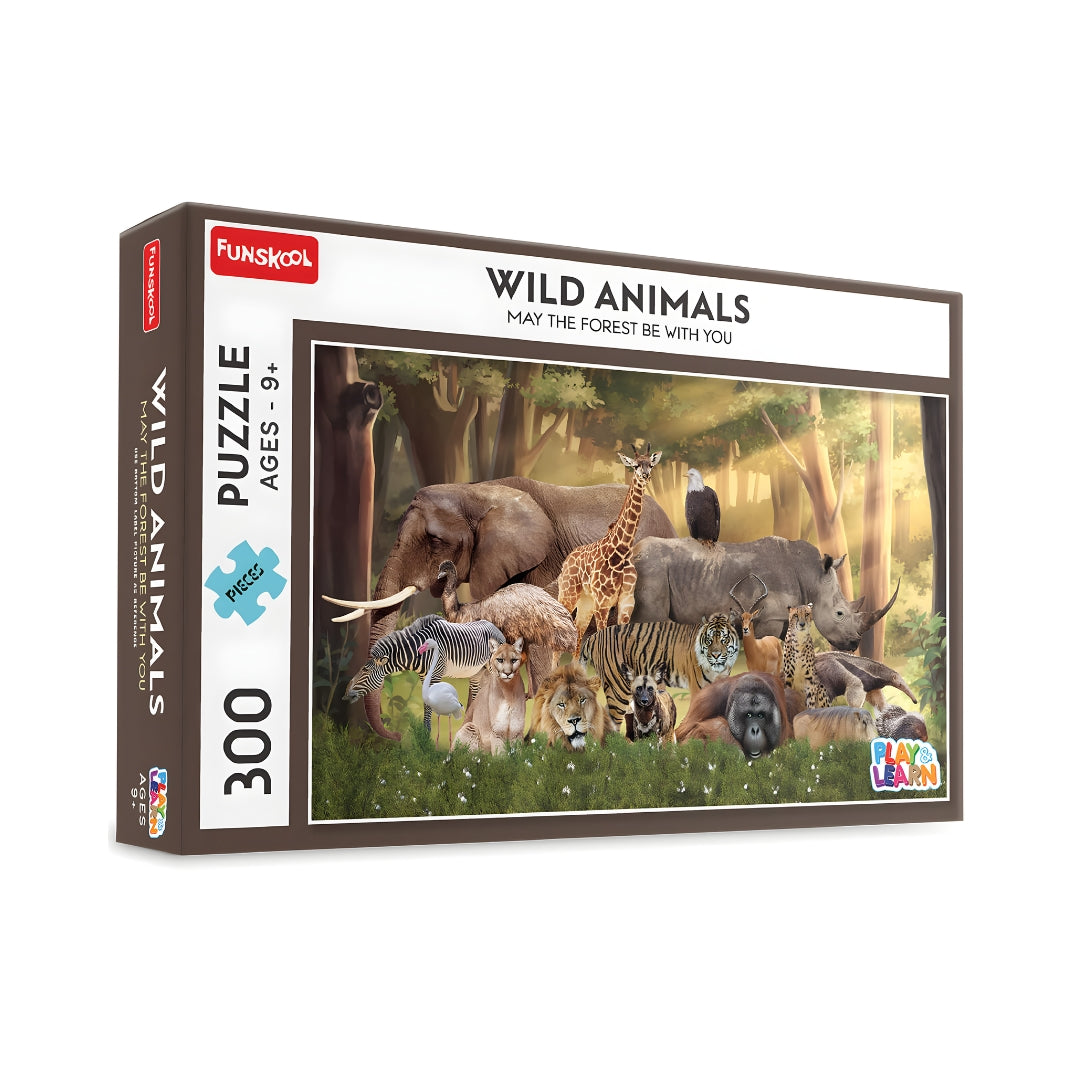 Funskool Wild Animals 300 Pcs Puzzle_01