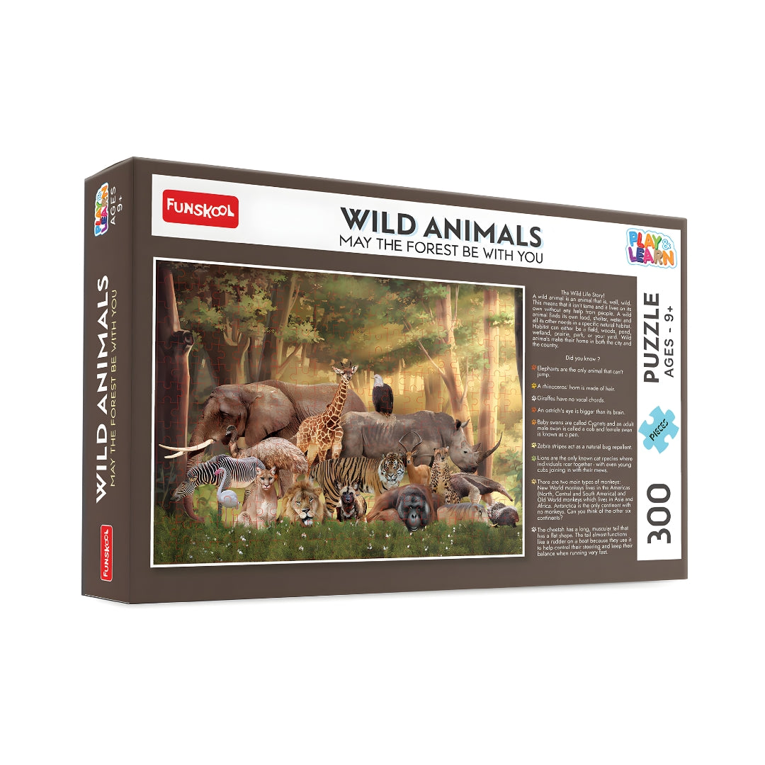 Funskool Wild Animals 300 Pcs Puzzle_02
