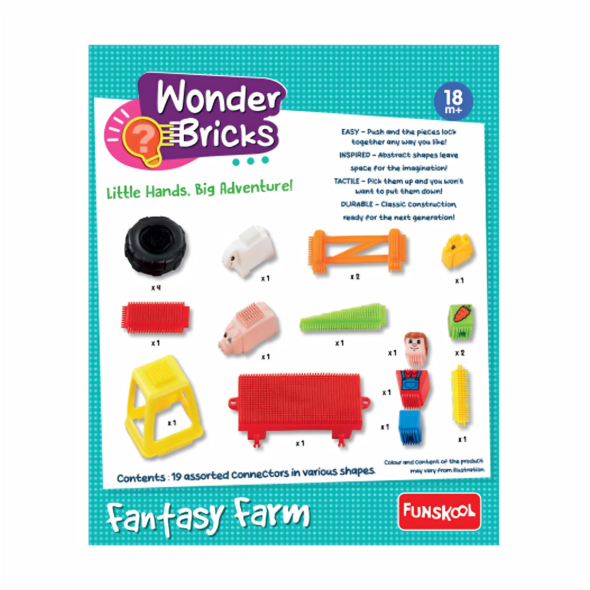 Funskool Wonder Bricks Fantasy Farm_5