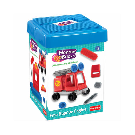 Funskool Wonder Bricks Fire Rescue Engine_02