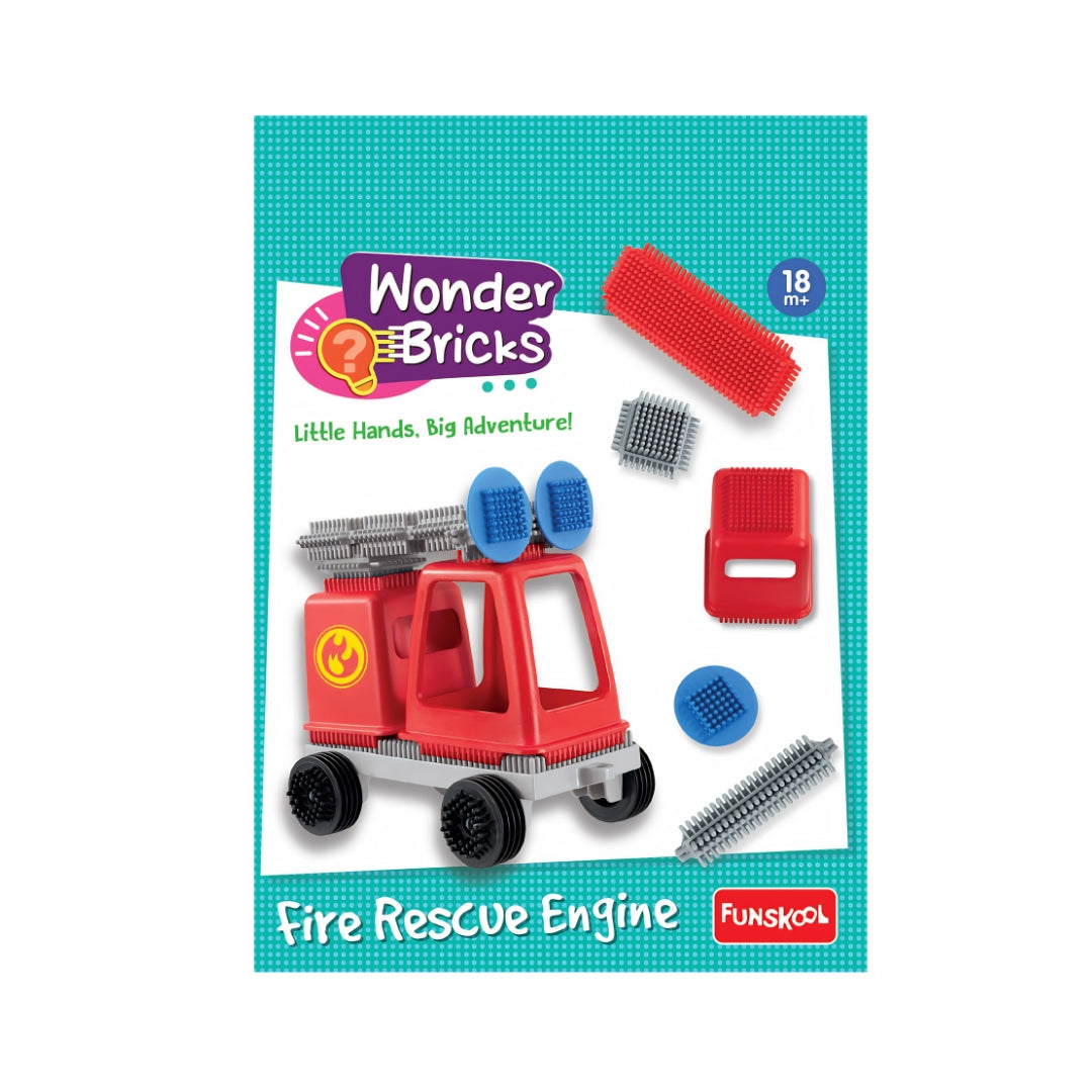 Funskool Wonder Bricks Fire Rescue Engine_04