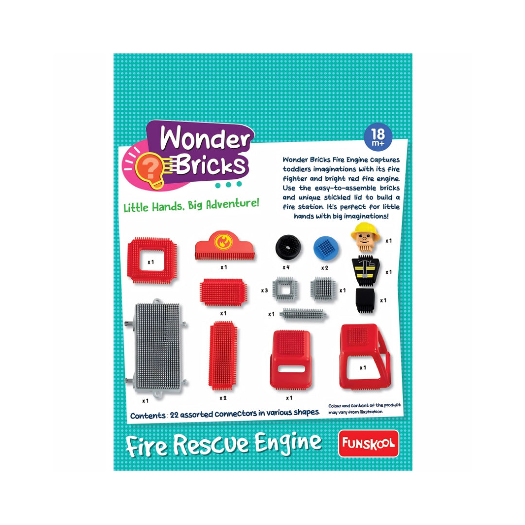 Funskool Wonder Bricks Fire Rescue Engine_05