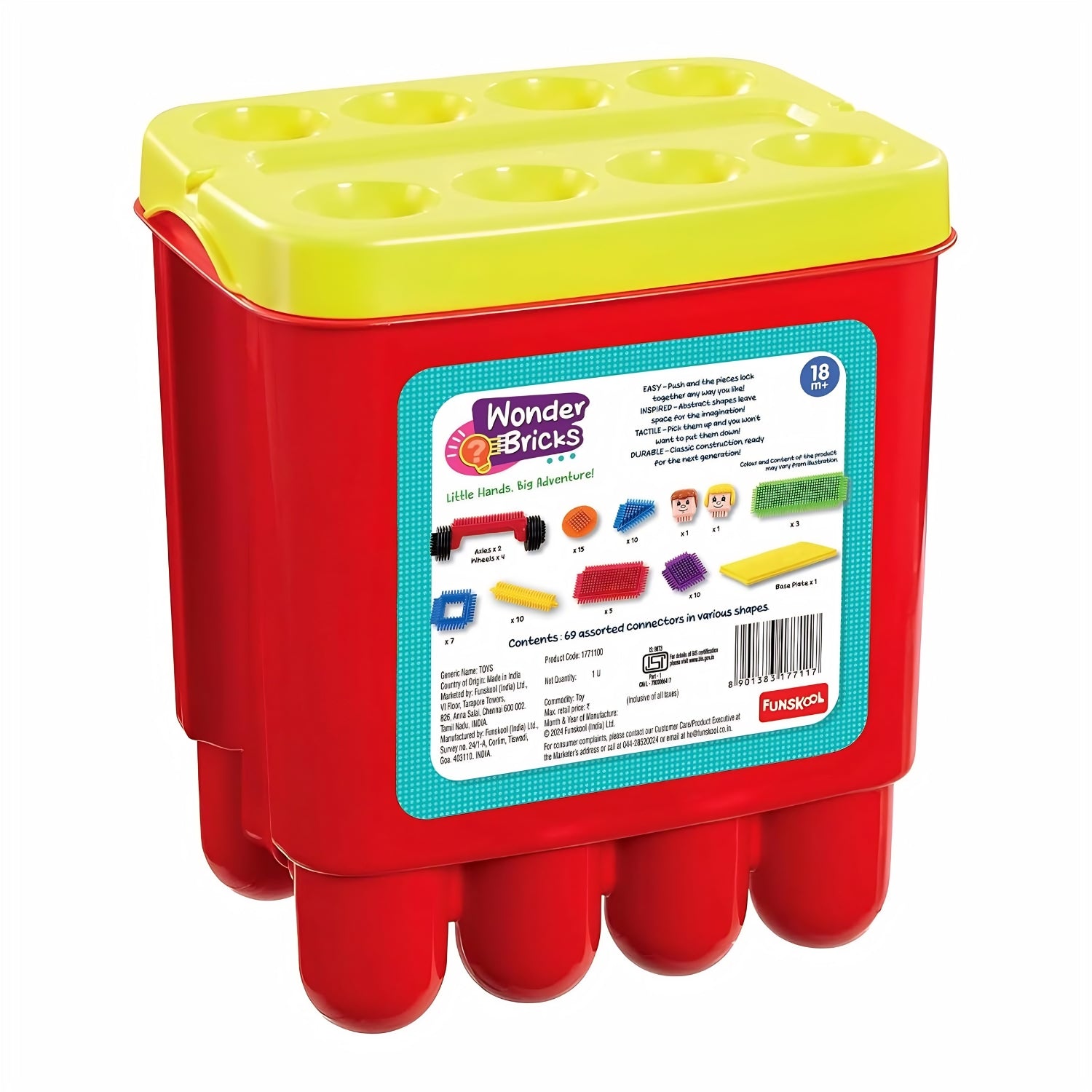 Funskool Wonder Bricks Wonder Tub_4